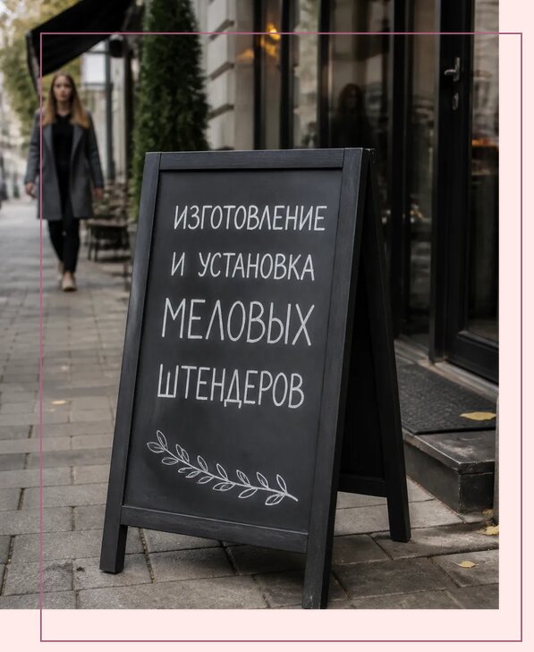 Меловые штендеры в Малоярославце по цене от 6722 р. | Аванза-Млр